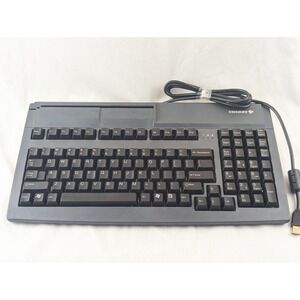 Cherry MY 7000 USB Keyboard‎ w/ Built-In Card Reader – Tested & Working